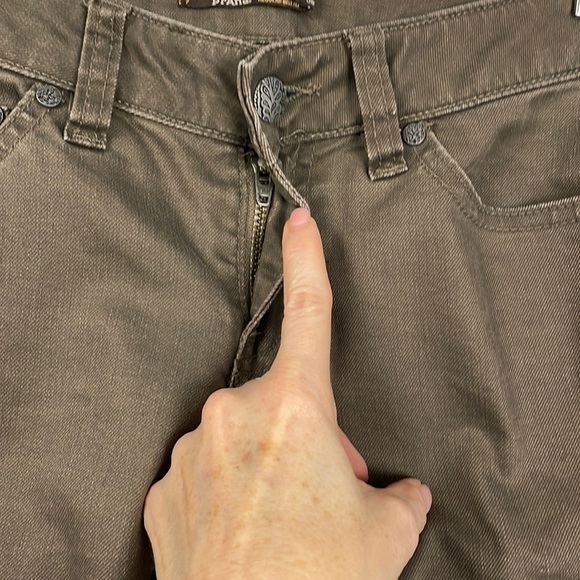 Prana Women's 2/26 Kayla Jean Skinny Slim Fit Performance Denim Stretchy Brown - Picture 9 of 16